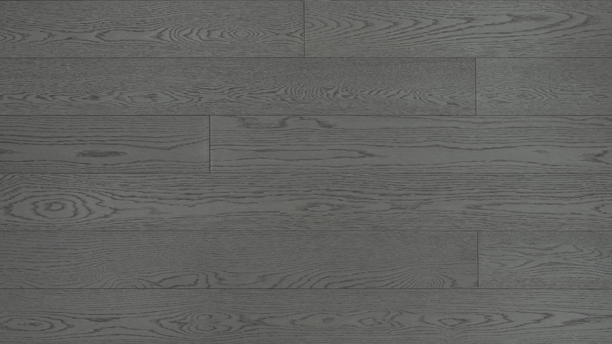 Ashen Haze (Smoke Grey) American White Oak 6″ engineered hardwood