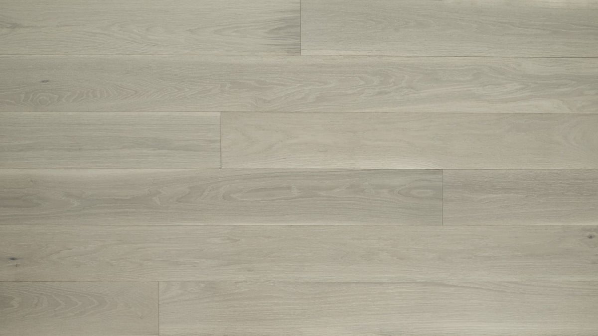 Frosted Pearl (Snow White) American White Oak 7″ engineered hardwood
